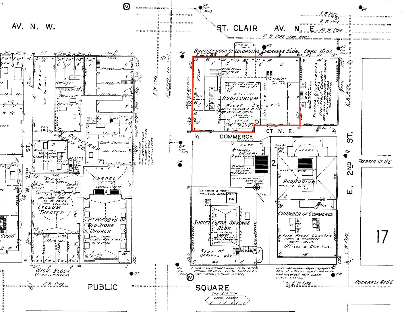 Layout of Engineers Building