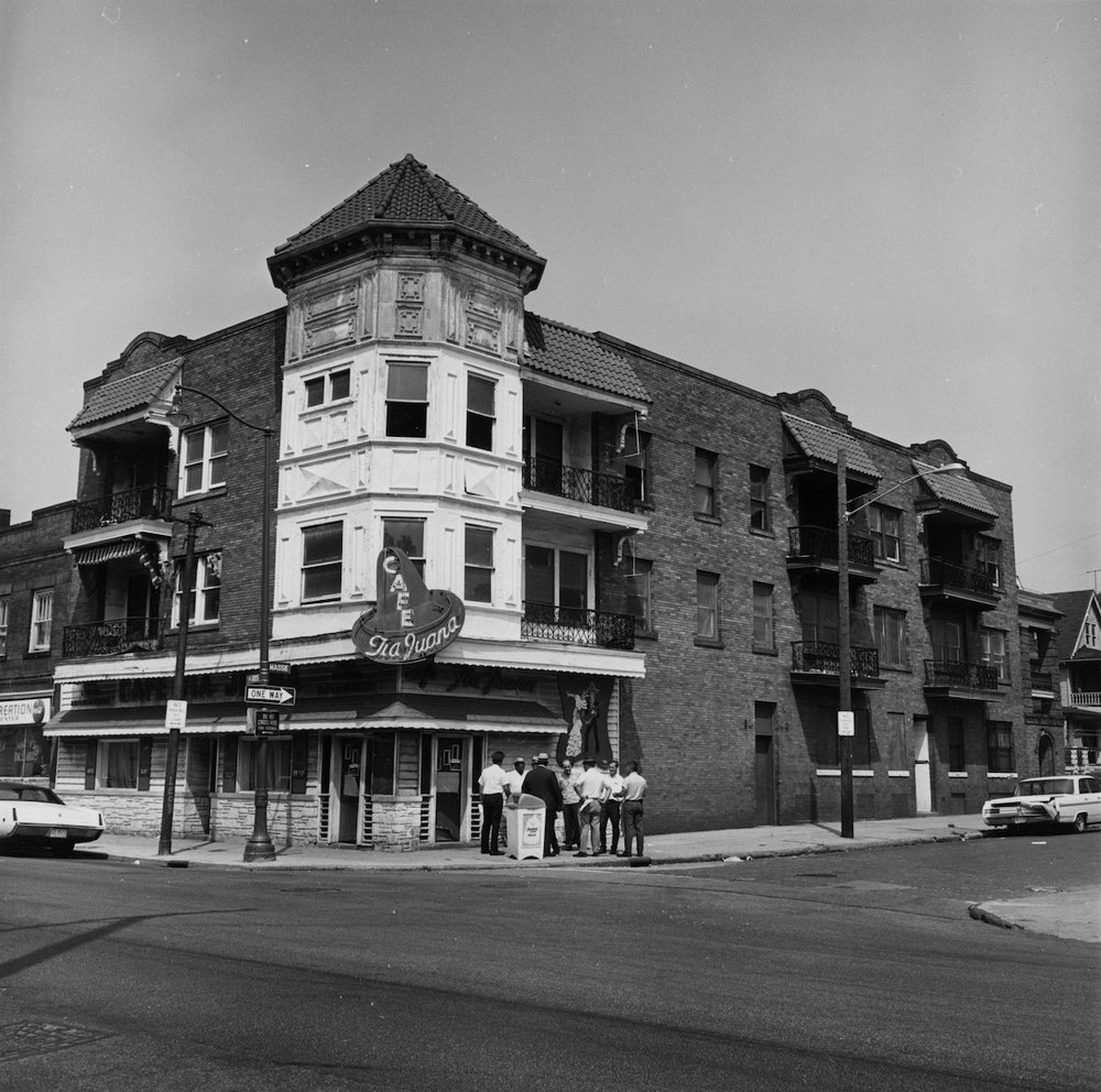 Cafe Tia Juana at the corner of Massie Avenue and East 105th Street