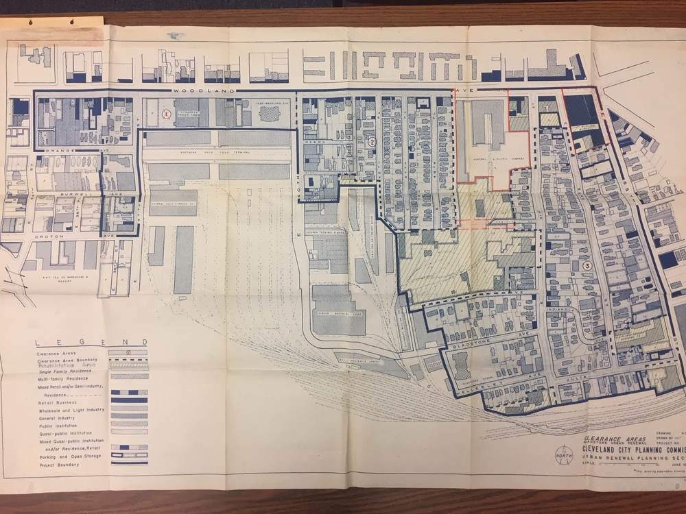 Map of Area O, 1956