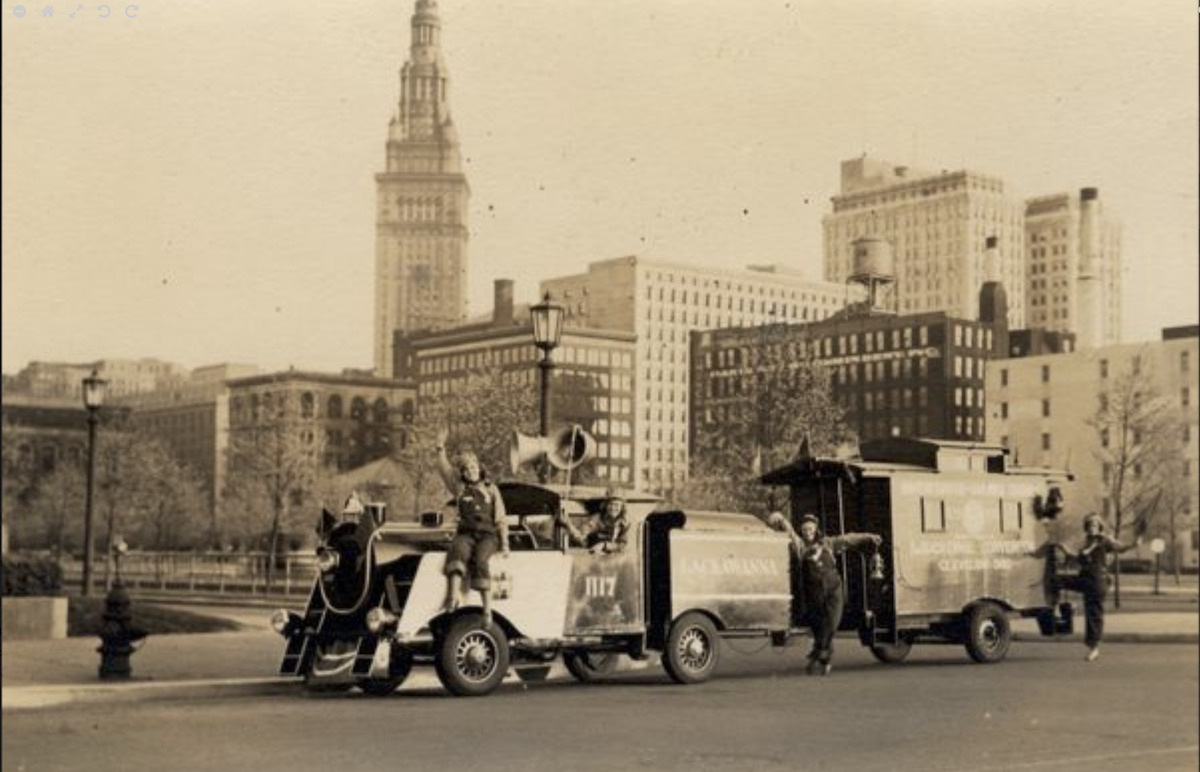 Marching for Railroad Trainmen