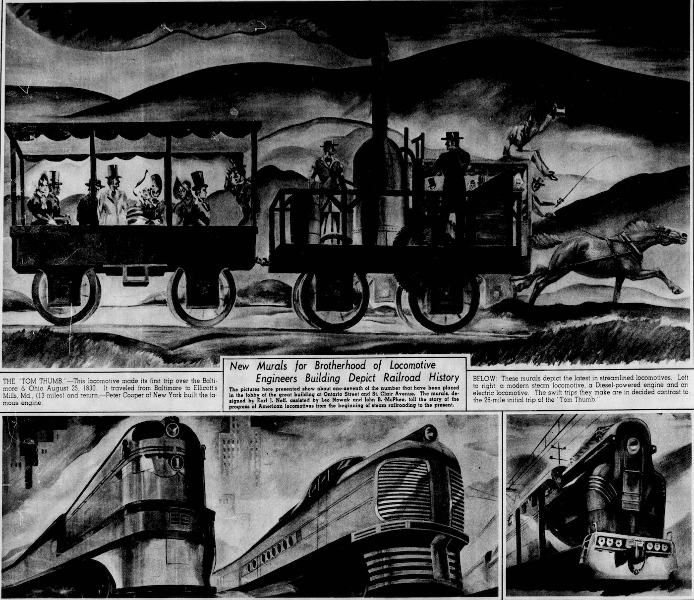 Railroad History Murals