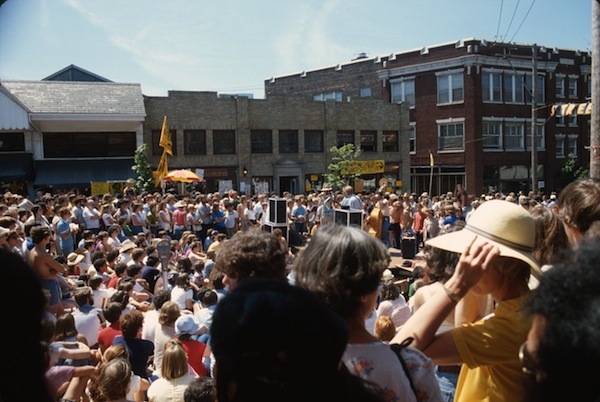 Crowds at the Street Fair, 1980