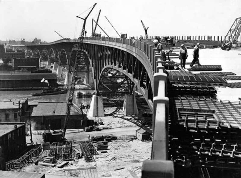 Main Avenue Bridge Construction, 1939