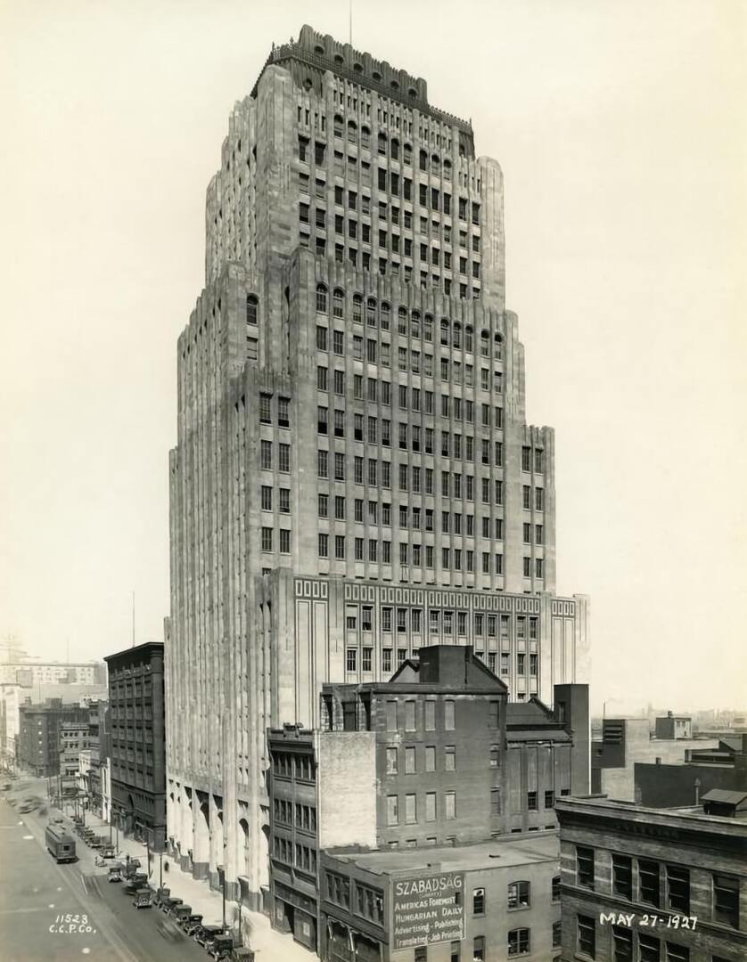 Ohio Bell Building Soon After Completion