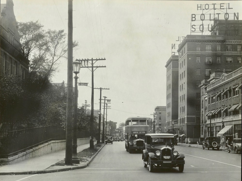 Upper Carnegie Avenue in 1930.