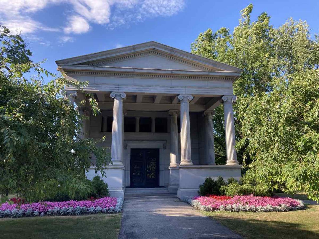 Portico of Wade Memorial Chapel