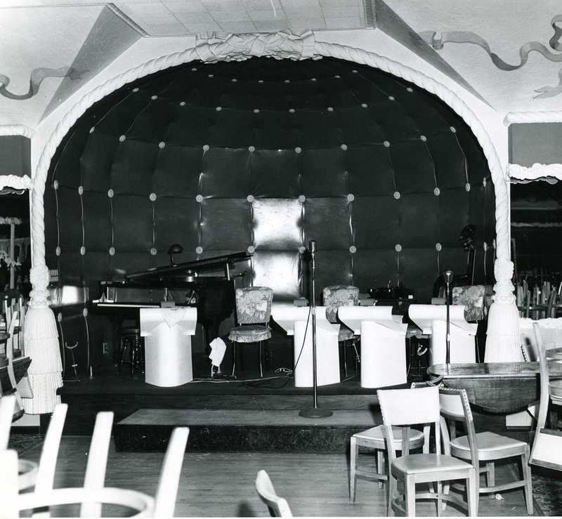 Band Stage in Dining Room of the Mounds Club