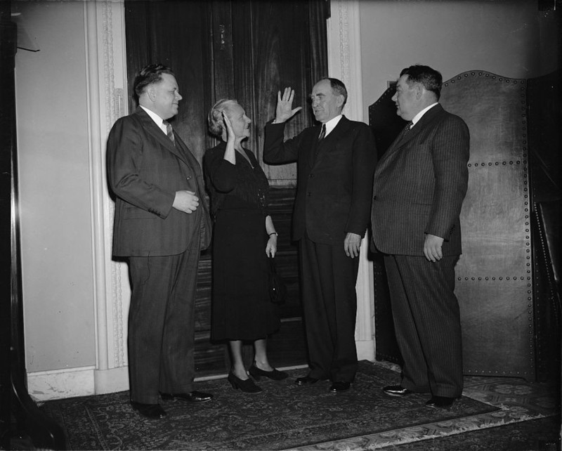 Swearing In of Bolton, 1940