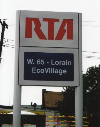 EcoVillage RTA Sign