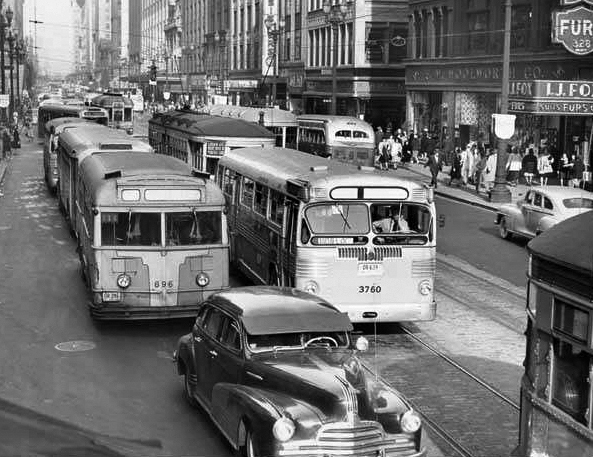 Buses and Streetcars, 1948